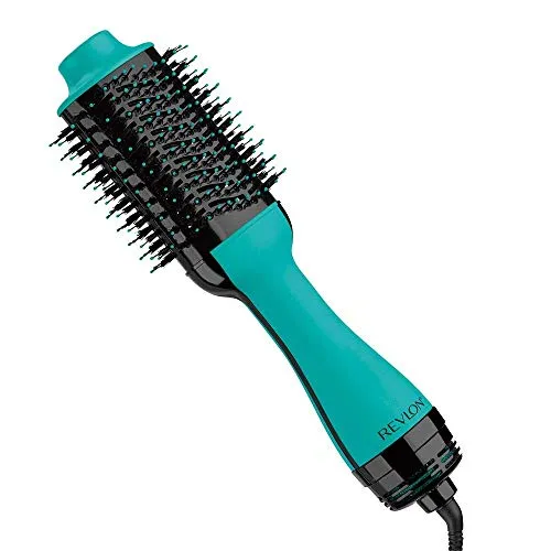 Revlon Revolutionary Unique 1 Step 2-in-1 Hair Dryer Volumizer Styling Brush for Healthy, Smooth, and Shiny Hair, Turquoise (2 Pack)