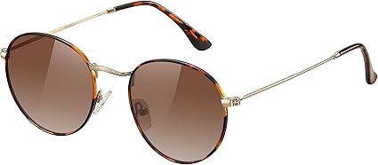 Round Sunglasses Women Men - Trendy Small Circle Polarized Sun Glasses UV Protection