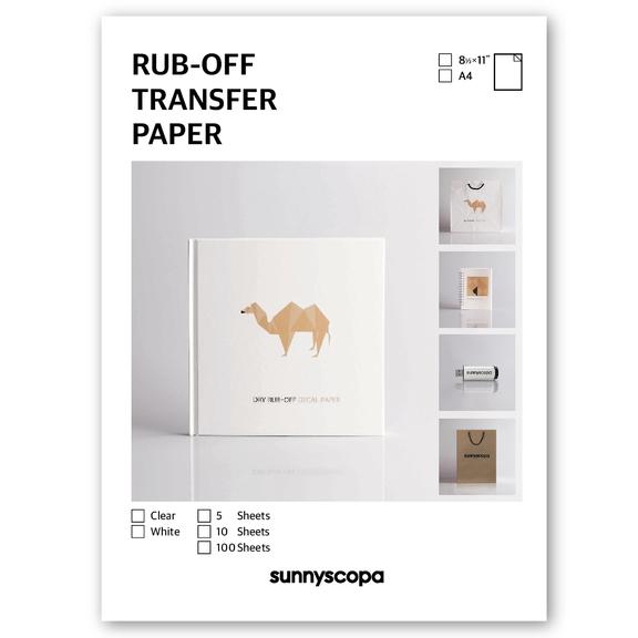 RUB OFF TRANSFER PAPER 5 SHEETS (Pack of 2))