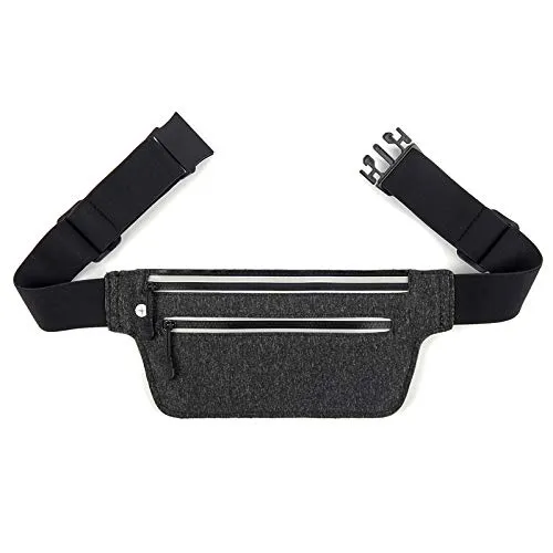 Running Fanny Pack for Men Women,Light and Portable,Adjustable,One Size,Black