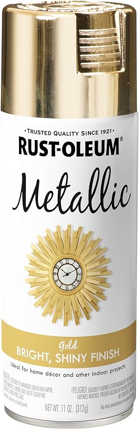 Rust-Oleum 1910830 Spray Paint, 11 Ounce (Pack of 1), Gold