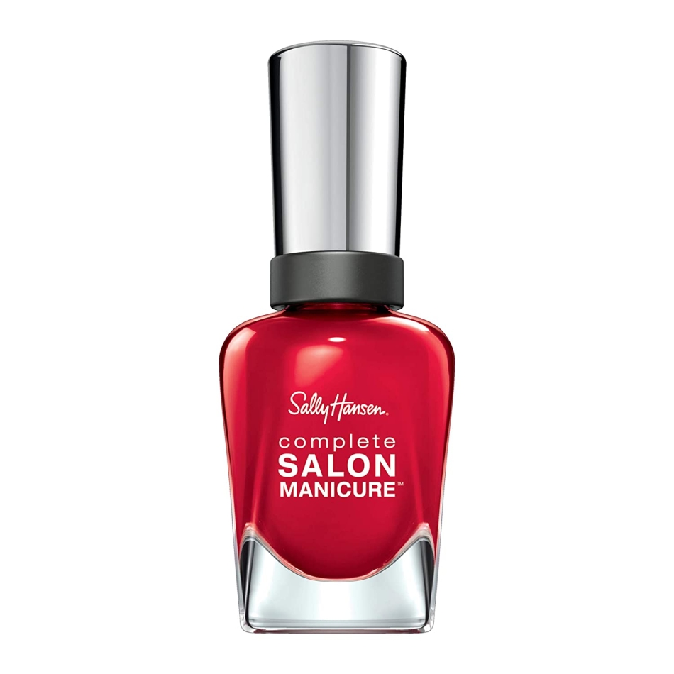 Sally Hansen Complete Salon Manicure Nail Polish, Red My Lips, 0.5 Fluid Ounce
