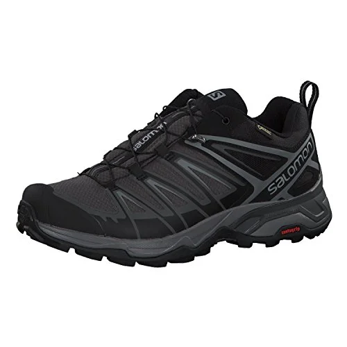 Salomon Men's X Ultra 3 GTX Hiking Shoes, Black/Magnet/Quiet Shade, 12