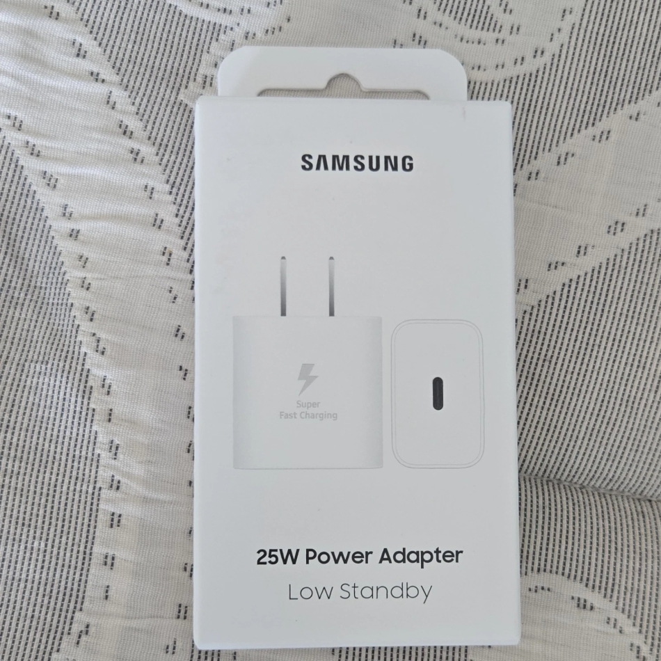 Samsung 25W Power Adapter Super Fast Charging Low Standby USB-C White EP-T2510N