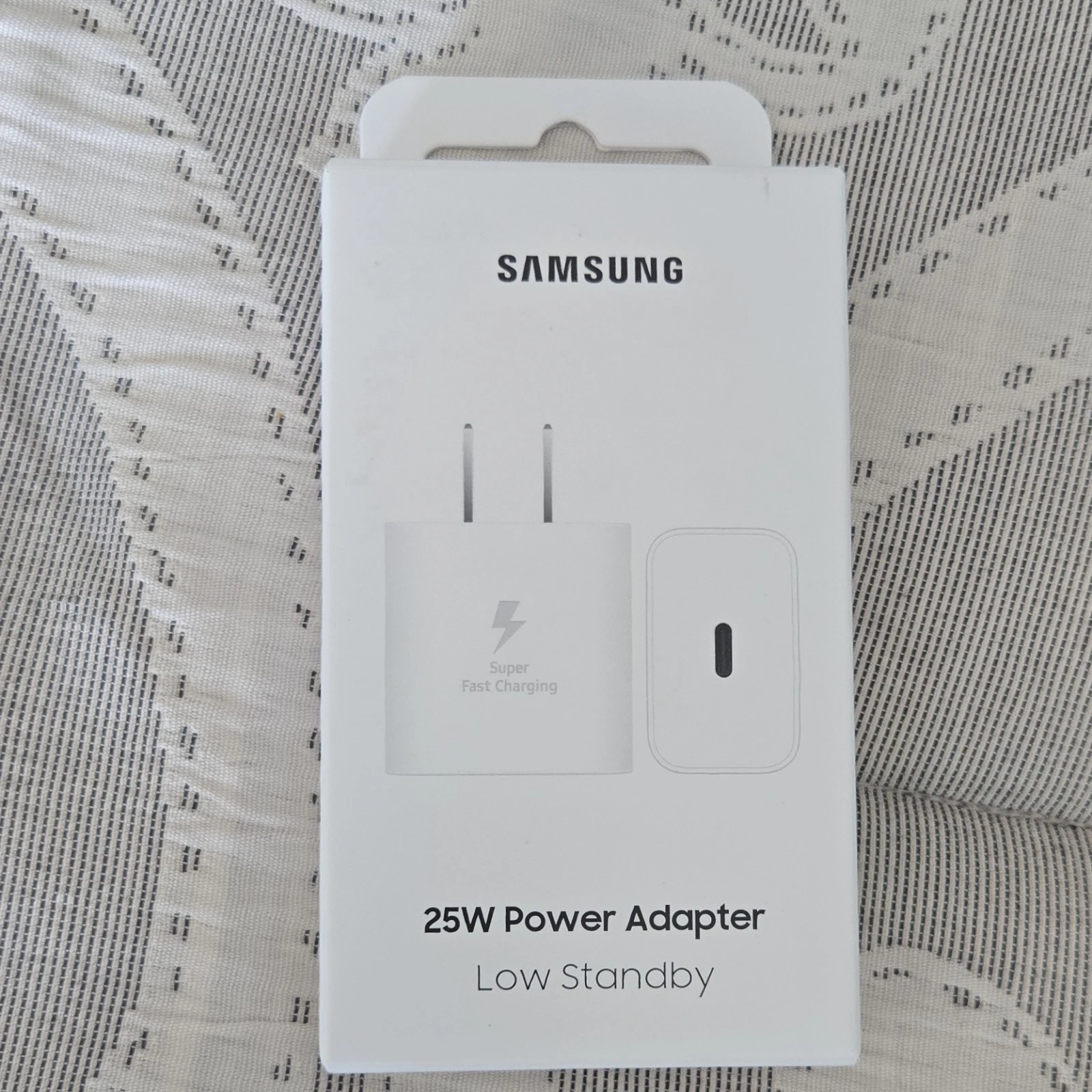 Samsung 25W Power Adapter Super Fast Charging Low Standby USB-C White EP-T2510N