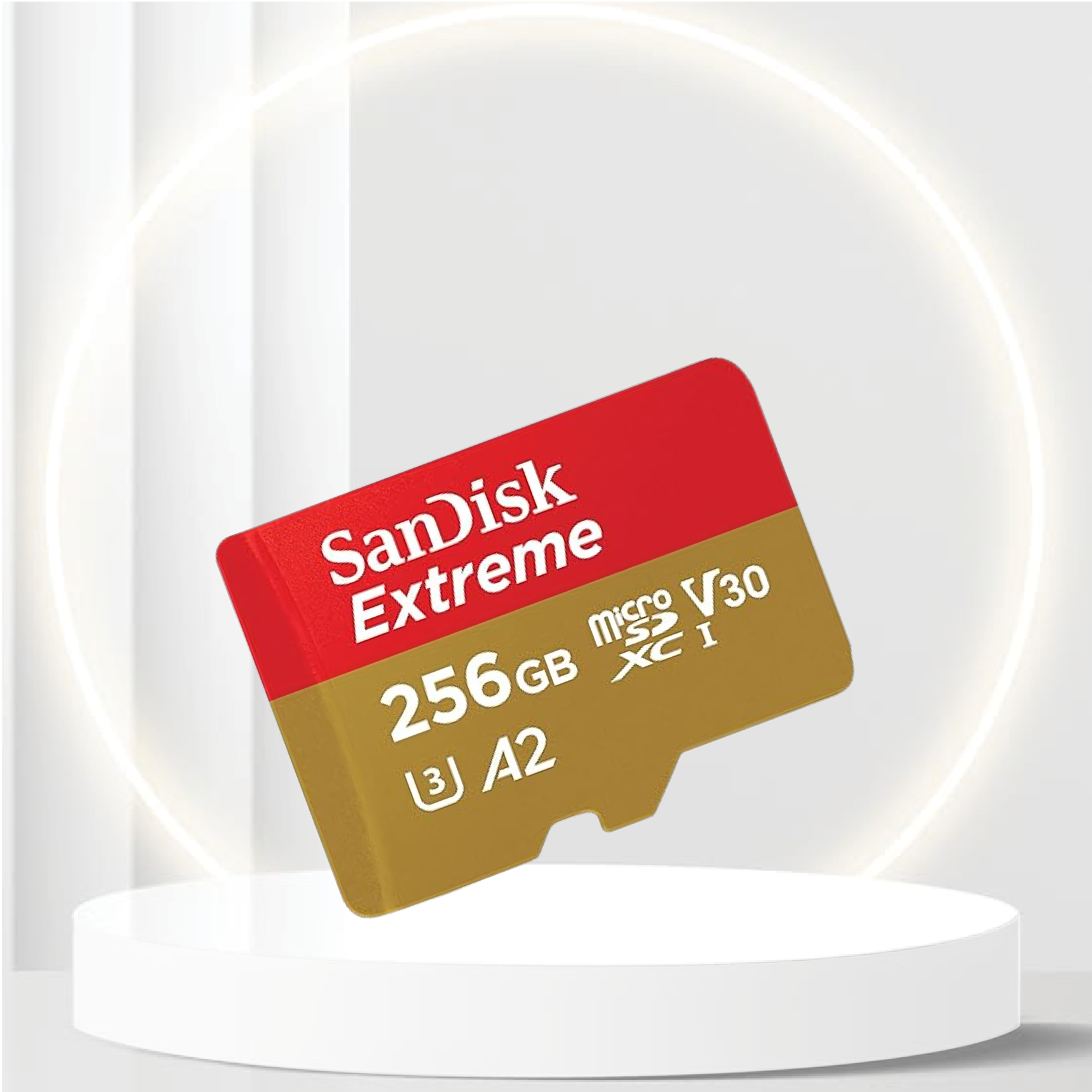 SanDisk 256GB Extreme microSDXC UHS-I Memory Card with Adapter - Up to 190MB/s, C10, U3, V30, 4K, 5K, A2, Micro SD Card - SDSQXAV-256G-GN6MA