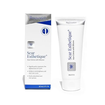 Scar Esthetique Scar Creme with Polypeptides and 10 Anti-Oxidants, 2-Ounces