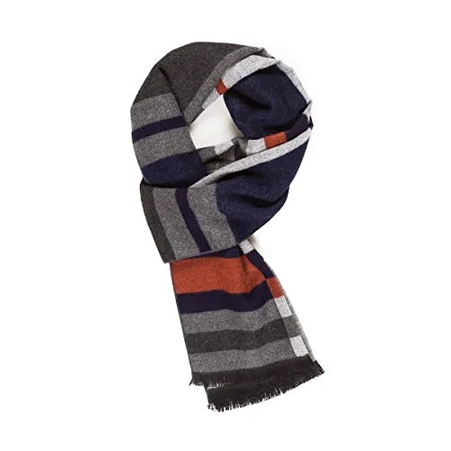 Scarf for Men Reversible Elegant Classic Cashmere Feel Scarves for Spring Fall Winter (TA04-2)