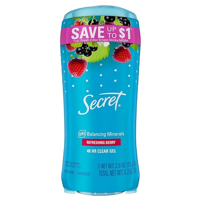 Secret Summer Berry, 2.6 oz Twin Pack, Packaging may vary