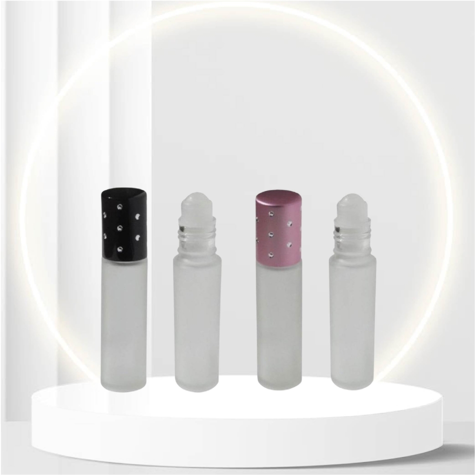 Set of Two 8.5 Ml Fragrance Purse or Travel Roll on Perfume Bottles