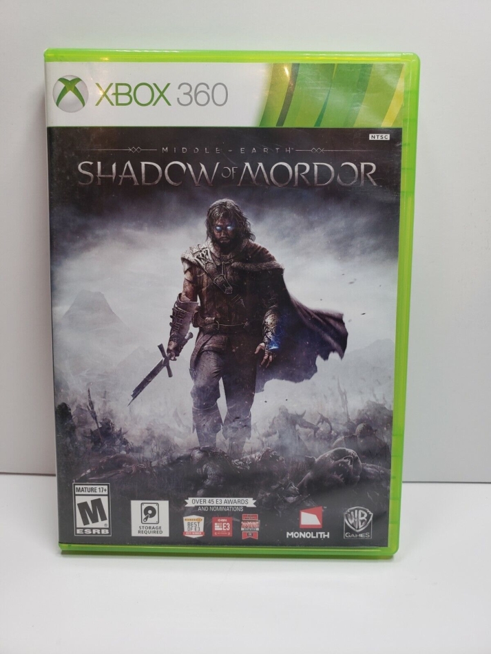 Shadow of Mordor Middle-Earth (Microsoft Xbox 360, 2014) Complete w Manual CIB