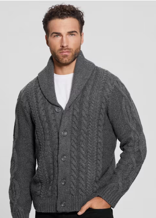 Shane Celtic Cable-Knit Cardigan