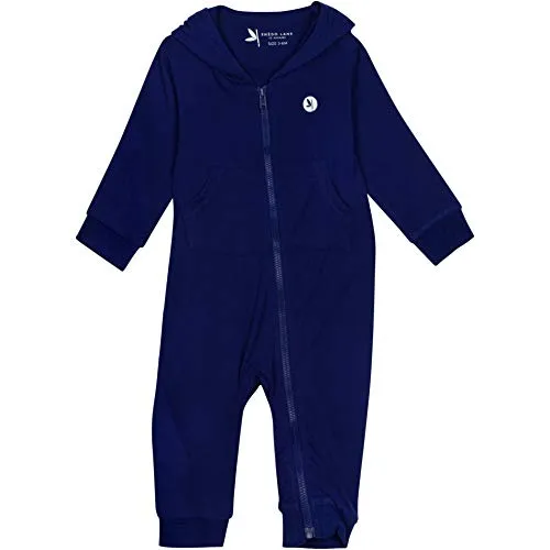 Shedo Lane Sun Protection Clothing Romper Sunsuit UPF 50+ UV SPF Protective Bear Solid Navy 6-12 Month
