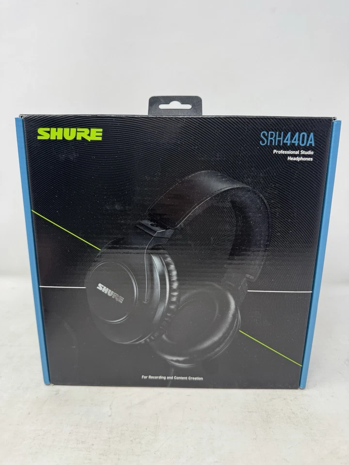 Shure SRH440A Professional Studio Headphone Black