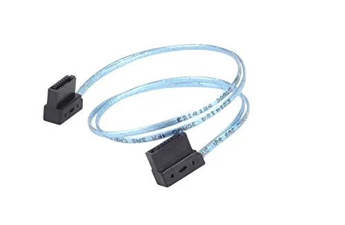Silverstone Tek Ultra Thin Lateral 90 Degree SATA Cables with Custom Low-Profile Connectors (CP11)