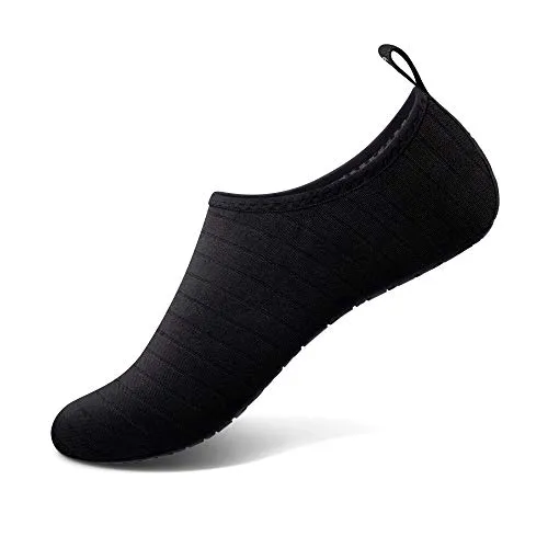 SIMARI Water Sports Shoes Unisex Barefoot Slip-on Indoor Outdoor Sports Activities SWS001 Stripe Black