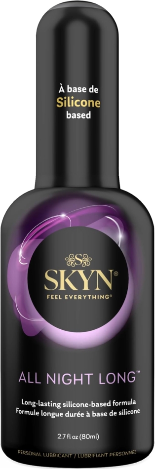 SKYN All Night Long Premium Silicone-Based Lubricant, 2.7 Ounce