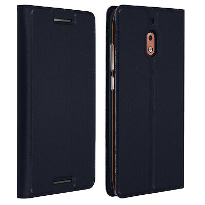 Slim flip wallet case, Business series for Nokia 2.1 â Dark blue