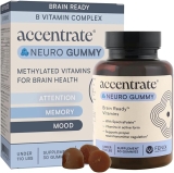 Accentrate Neuro Gummy for Kids | Supports Attention & Mood | Folinic Acid & Methylfolate | Complete Vitamin B Complex with SpectraFolateâ¢ | MTHFR Supplement | No Artificial Ingredients | 30 Gummies