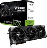 ASUS TUF Gaming GeForce RTX â¢ 5080 16GB GDDR7 OC Edition Gaming Graphics Card (PCIeÂ® 5.0, HDMIÂ®/DP 2.1, 3.6-Slot, Military-Grade Components, Protective PCB Coating, axial-tech Fans, Vapor Chamber)