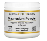 California Gold Nutrition, Magnesium Powder Beverage, Unflavored, 10 oz (283 g)