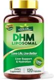 DHM 1000mg Dihydromyricetin, Advanced Formula for Liver Support and Hydration, 120 Capsules with Electrolytes & B Complex, Vegan, Non-GMO, 2-Mon Supply