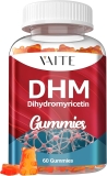 Dihydromyricetin DHM 600mg Supplement â Ampelopsis Grossedentata Extract, Plant-Based Formula, Focus & Clarity Support, Antioxidant Action, Non-GMO, Easy to Take, 60 Vegan-Friendly Chewable Gummies