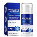 Folliculitis & Acne Cream - Salicylic Acid & Herbal Extracts for Scalp, Face, Body & Skin â Soothes Irritated Skin, Redness & Itch Relief, 100g