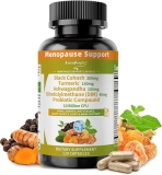 GREENPEOPLE Menopause Supplements for Women - Black Cohosh & Ashwagandha for Hot Flashes, Night Sweats, Mood Swings, Hormonal Balance Support,10 Billion CFU Probiotic - 120 Capsules Vegan Gluten-Free