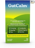 GutCalm - IBS Relief - Peppermint Oil Capsules - Bloating, Gas, Constipation and Digestive Comfort Supplement - 12/ct