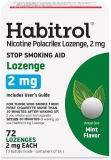 Habitrol Nicotine Lozenges - 2 mg, Mint Flavor, 72 Count - Nicotine Lozenge to Reduce Cravings & Help Quit Smoking