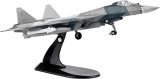 HANGHANG 1:100 Military Model Plane SU-57 Alloy Fighter Plane Model,Model Airplane for Collection and Gift (Change).