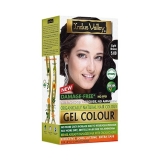 Indus Valley Natural Organic Damage Free Gel Hair Color | Ammonia Free, Vegan & Cruelty Free | Up to 100% Gray Coverage, Long Lasting Results | Light Brown 5.0