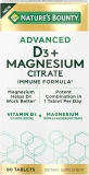 Natureâs Bounty Advanced Vitamin D3 with Magnesium Citrate Immune Formula, Supports Immune and Bone Health, 90 Tablets