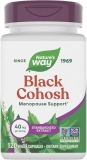 Nature's Way Premium Black Cohosh, Menopause Support for Women*, 40 mg per serving, 120 Vegan Capsules