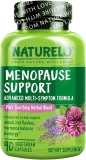 NATURELO Menopause Supplements for Women, Herbal Blend with Black Cohosh for Menopause Hot Flashes Advanced Estrogen Multi-Symptom Formula 90 Capsules