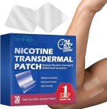 Nicotine Quit Smoking Patches, 21mg Stop Smoking Aids Patches, Helping Quit Patch, Easy & Effective Anti-Stickers, 30 Count Quit Smoking Stickers That Work with 2 Weeks, Anti-Stickers