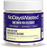 No Days Wasted DHM Detox, 30 Capsules (15 Servings) - Jar - Take During Evening for Better Next Day and Recovery