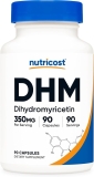 Nutricost Dihydromyricetin (DHM) Capsules (350mg, 90 Capsules) - Vegan, Non-GMO, 90 Servings