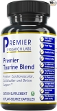 Premier Research Labs Taurine Blend - Taurine Supplement, Taurine Pills, L Taurine Amino Acid Supplement for Liver, Gallbladder, Brain & Heart Health, for Women & Men - 90 Vegetarian Capsules