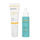 Proactiv Summer Skin Duo - Clear Skin SPF 30 & Post Blemish 10% Vitamin C Serum, Brighten & Protect