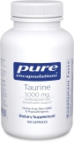 Pure Encapsulations Taurine 1,000 mg - Supports Heart Health & Detox - Essential Amino Acid - Liver & Gallbladder Health* - Vegan & Gluten Free - 120 Capsules