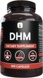 PURE ORIGINAL INGREDIENTS DHM, (365 Capsules) No Magnesium Or Rice Fillers, Always Pure, Lab Verified