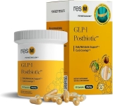 resM GLP-1 Postbiotic - GLP 1 Activate Supplement for Women & Men, GLP1 Activator & Supporter, Vegan Gut Health Vitamins, Daily Natural Metabolic Support - 30 Vegetarian Capsules (1 Bottle)