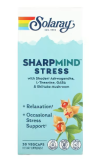 Solaray, SharpMind Stress, 30 Vegcaps