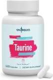 Taurine Supplement 2000mg - Amino Acid Supplement with L-Theanine, Inositol, B6 & B12 - Non-GMO, Gluten-Free, Vegetarian Capsules - 120 Taurine Capsules
