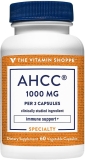 The Vitamin Shoppe AHCC 500mg - Immune System Booster & Cell Defense | Active Hexose Correlated Compound | 60 Veggie Caps | Mushroom Extract