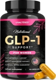 UNALTERED GLP-1 Supplement for Women - Natural Support for Cravings, Weight, & Gut Health - Clinically Tested Ingredients, Biochemist-Formulated, Vegan - 60 Capsules
