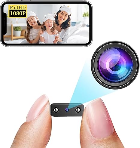 Smallest Wireless WiFi IP Camera,HD1080P Remote Security Camera, Portable Video Recording Live Feed