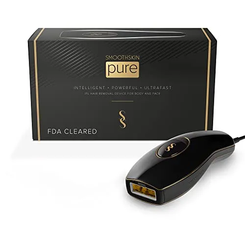 SmoothSkin Pure Intelligent Ultrafast IPL Laser Permanent Hair Removal for Women & Men Body & Face FDA Cleared